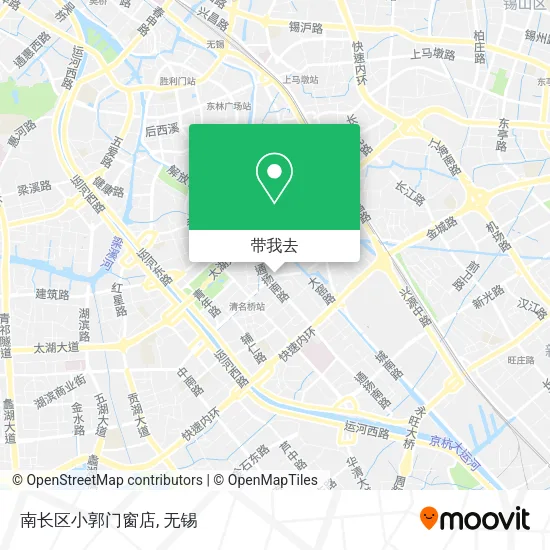 南长区小郭门窗店地图