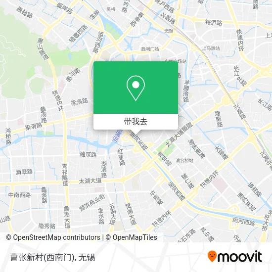 曹张新村(西南门)地图