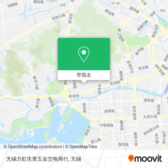 无锡方虹生资五金交电商行地图