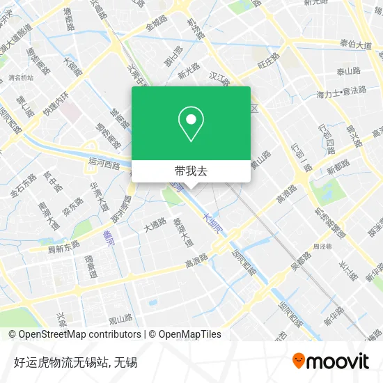 好运虎物流无锡站地图