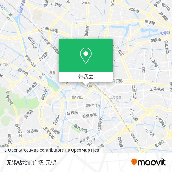无锡站站前广场地图