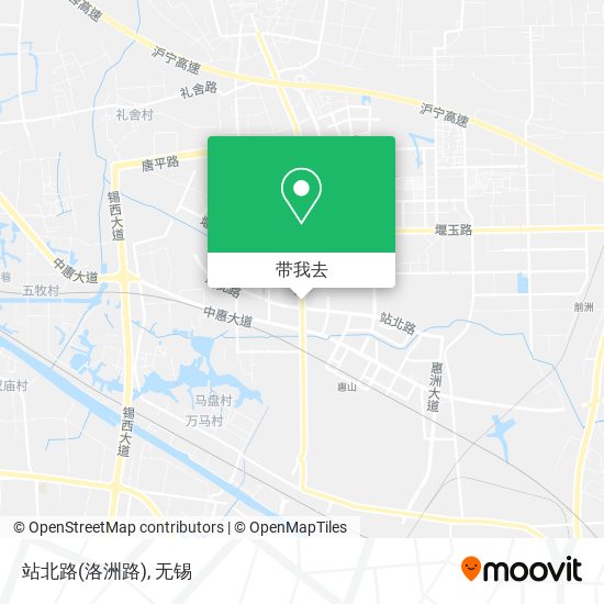 站北路(洛洲路)地图