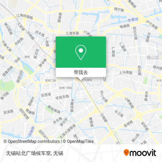 无锡站北广场候车室地图