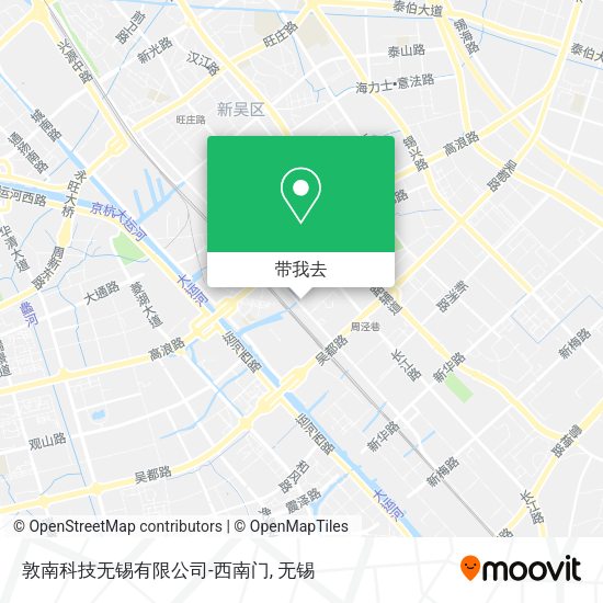敦南科技无锡有限公司-西南门地图