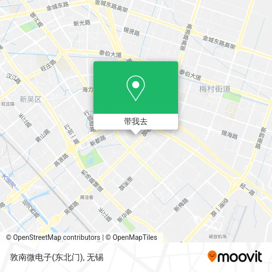 敦南微电子(东北门)地图