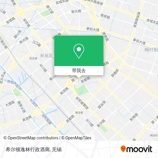 希尔顿逸林行政酒廊地图