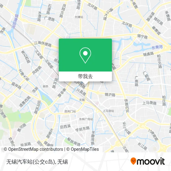 无锡汽车站(公交c岛)地图
