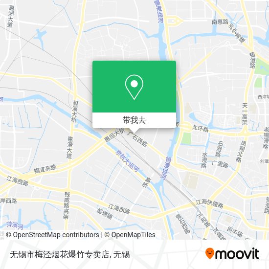 无锡市梅泾烟花爆竹专卖店地图
