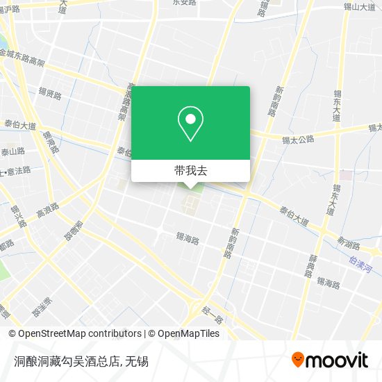洞酿洞藏勾吴酒总店地图