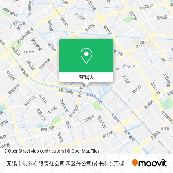无锡市港务有限责任公司四区分公司(南长街)地图