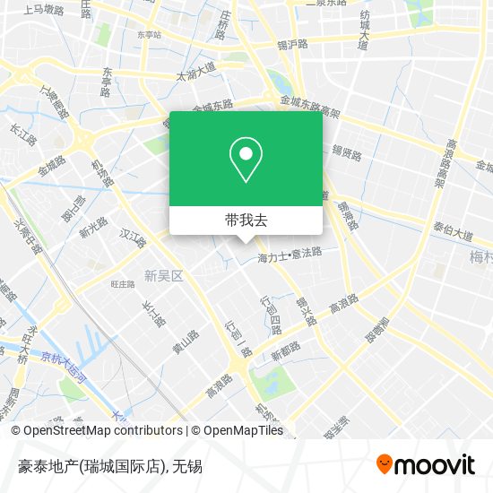 豪泰地产(瑞城国际店)地图