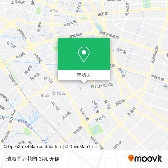 瑞城国际花园-3期地图