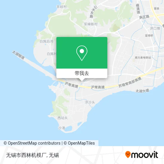 无锡市西林机模厂地图