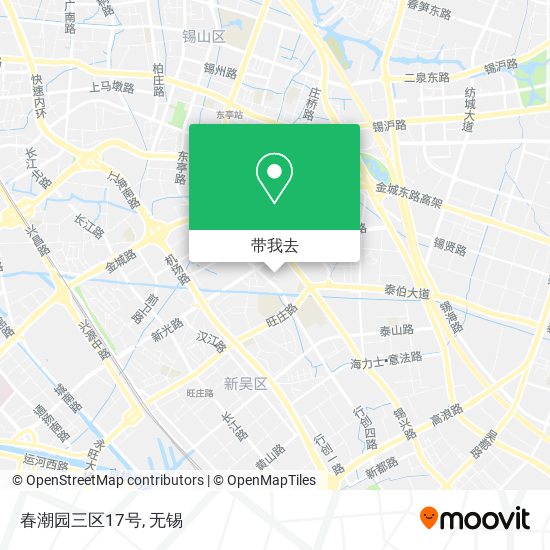 春潮园三区17号地图
