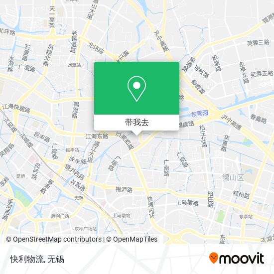 快利物流地图