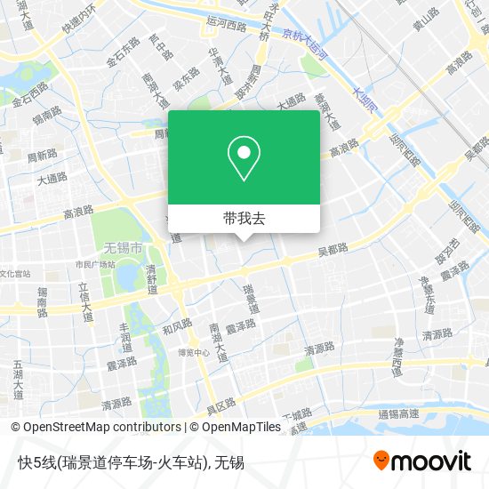 快5线(瑞景道停车场-火车站)地图