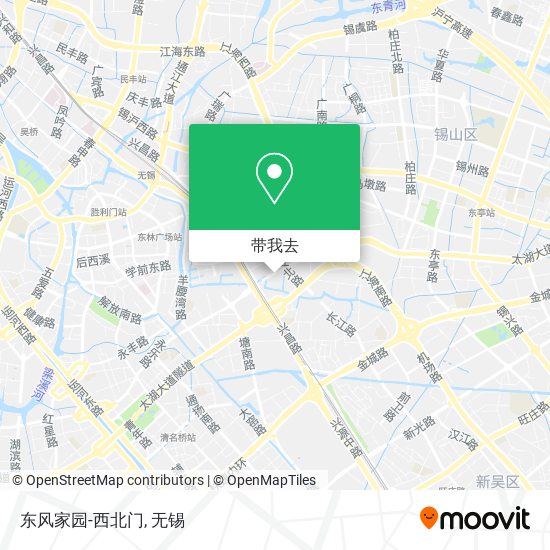 东风家园-西北门地图