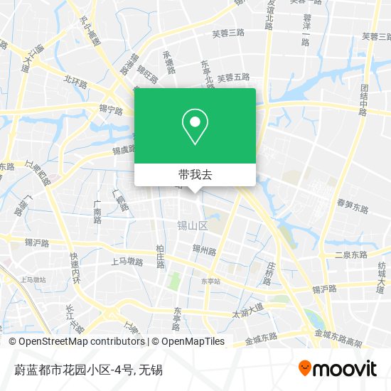 蔚蓝都市花园小区-4号地图