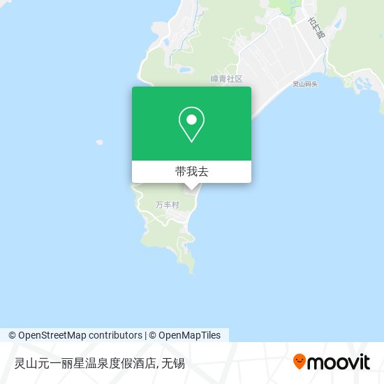 灵山元一丽星温泉度假酒店地图