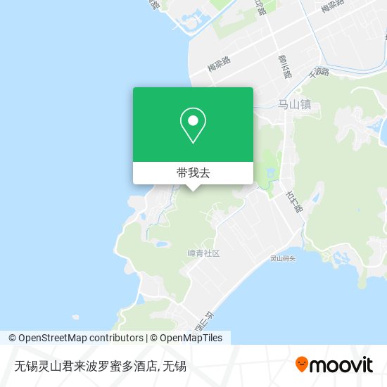 无锡灵山君来波罗蜜多酒店地图