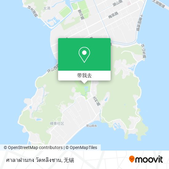 ศาลาฝานกง วัดหลิงซาน地图