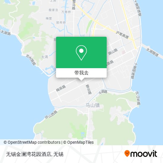 无锡金澜湾花园酒店地图