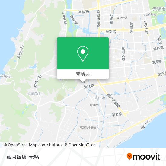 葛埭饭店地图