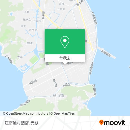 江南渔村酒店地图