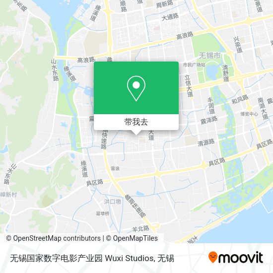 无锡国家数字电影产业园 Wuxi Studios地图