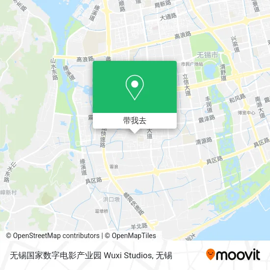 无锡国家数字电影产业园 Wuxi Studios地图