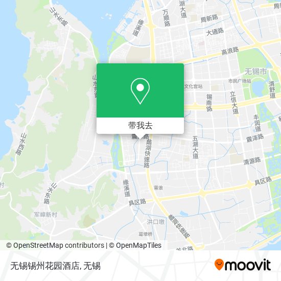 无锡锡州花园酒店地图