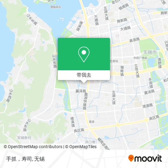 手抓，寿司地图