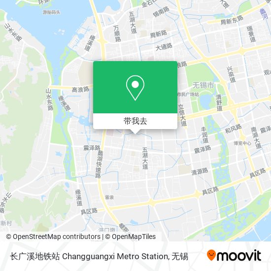 长广溪地铁站 Changguangxi Metro Station地图