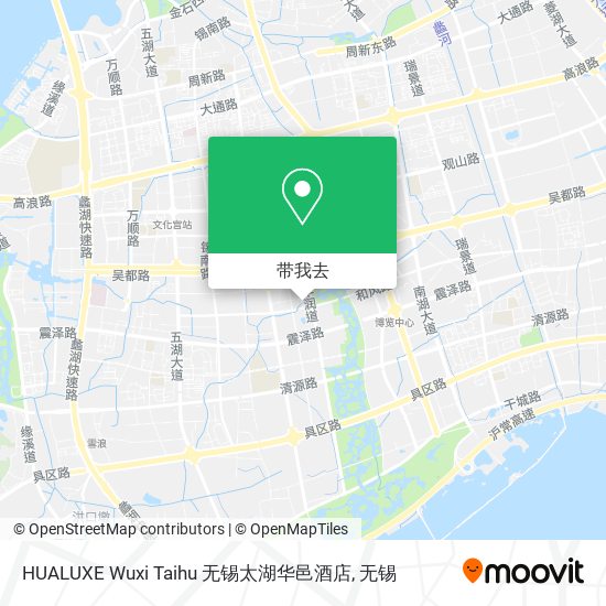 HUALUXE Wuxi Taihu 无锡太湖华邑酒店地图