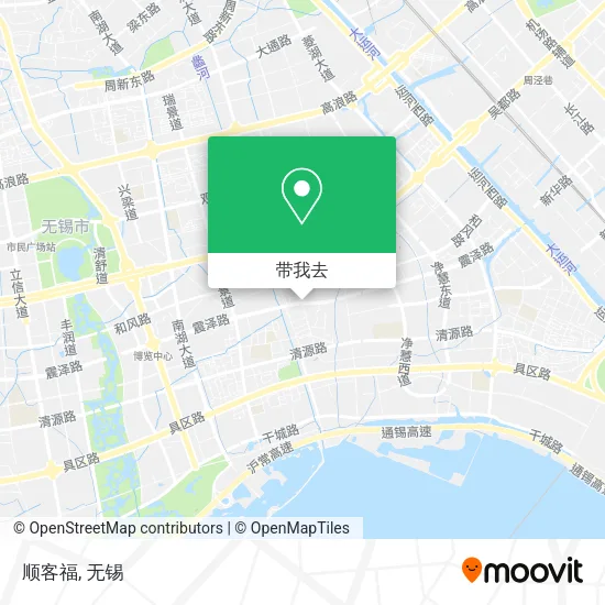 顺客福地图