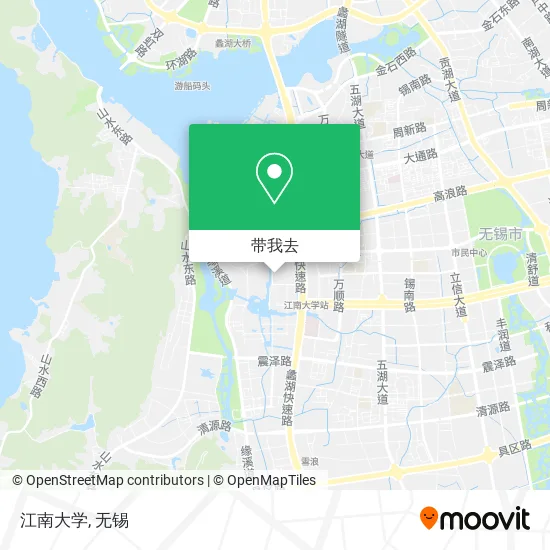 江南大学地图