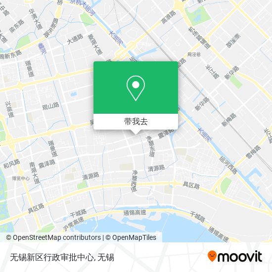 无锡新区行政审批中心地图