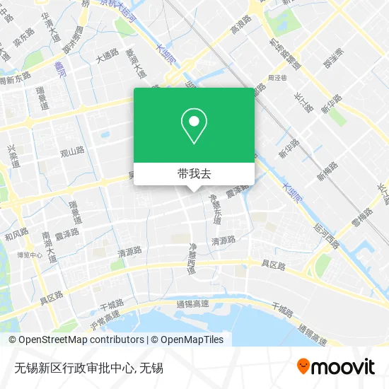 无锡新区行政审批中心地图