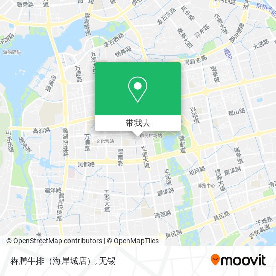 犇腾牛排（海岸城店）地图