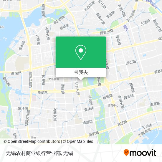无锡农村商业银行营业部地图