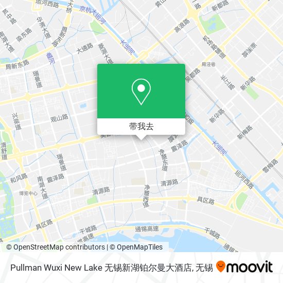 Pullman Wuxi New Lake 无锡新湖铂尔曼大酒店地图
