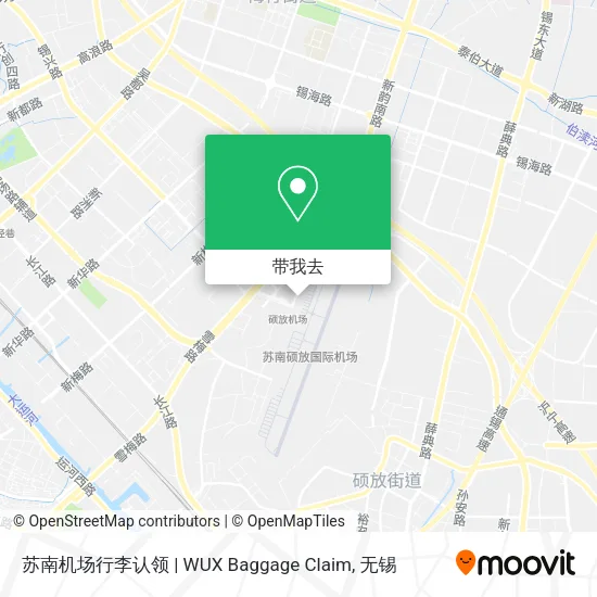 苏南机场行李认领 | WUX Baggage Claim地图