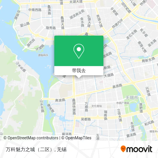 万科魅力之城（二区）地图
