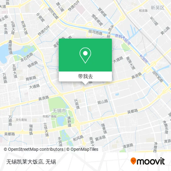 无锡凯莱大饭店地图