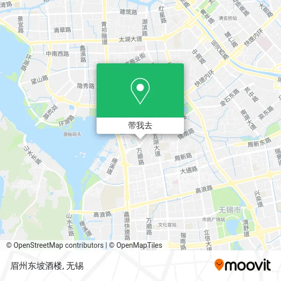 眉州东坡酒楼地图