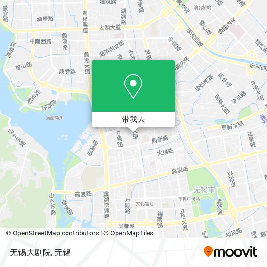 无锡大剧院地图