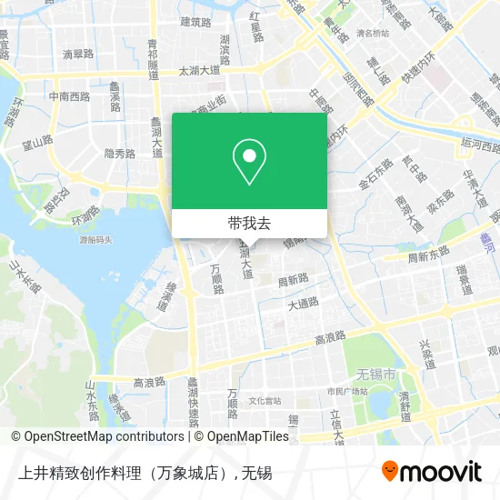 上井精致创作料理（万象城店）地图