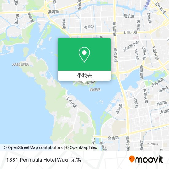 1881 Peninsula Hotel Wuxi地图