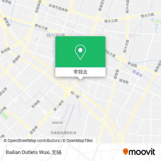 Bailian Outlets Wuxi地图