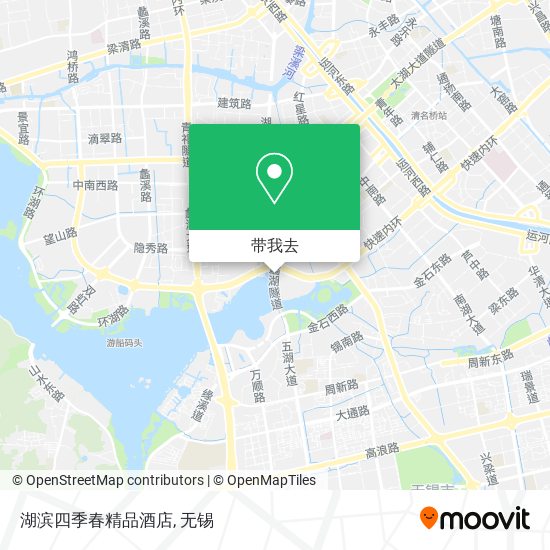 湖滨四季春精品酒店地图